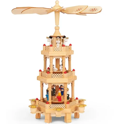 Christmas pyramid 31cm (real wood)