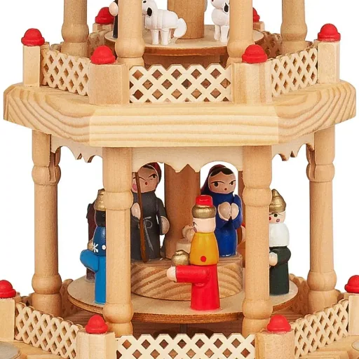 Christmas pyramid 31cm (real wood)