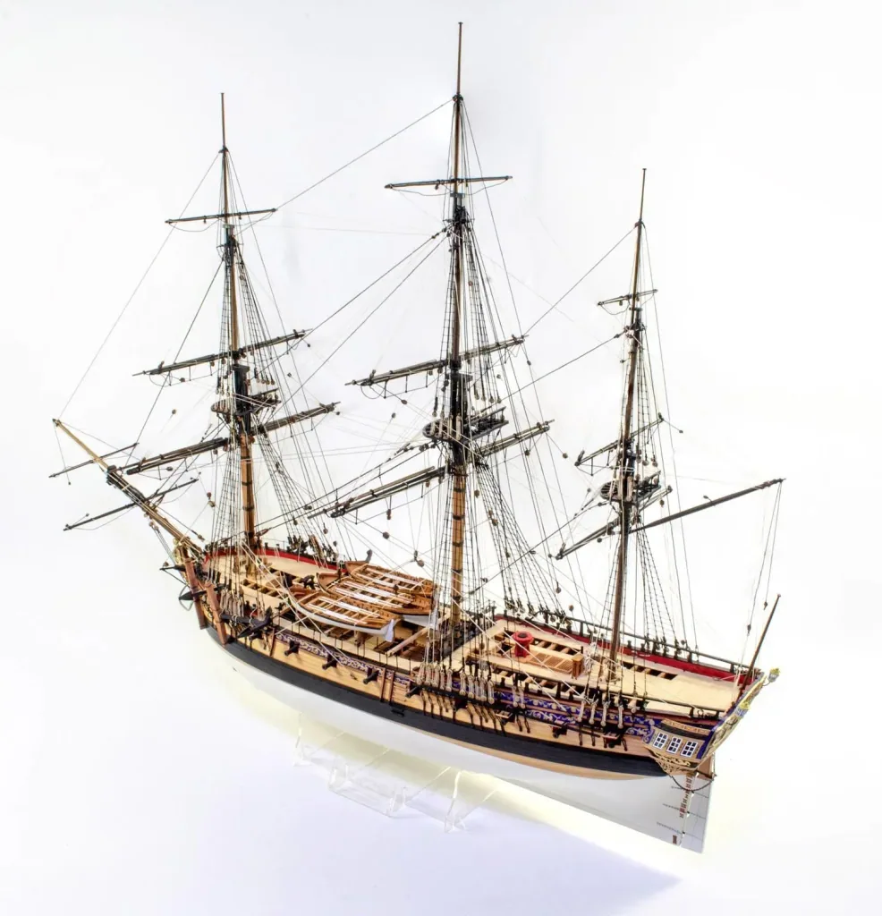 HMS Sphinx 1775 kit in 1:64 scale