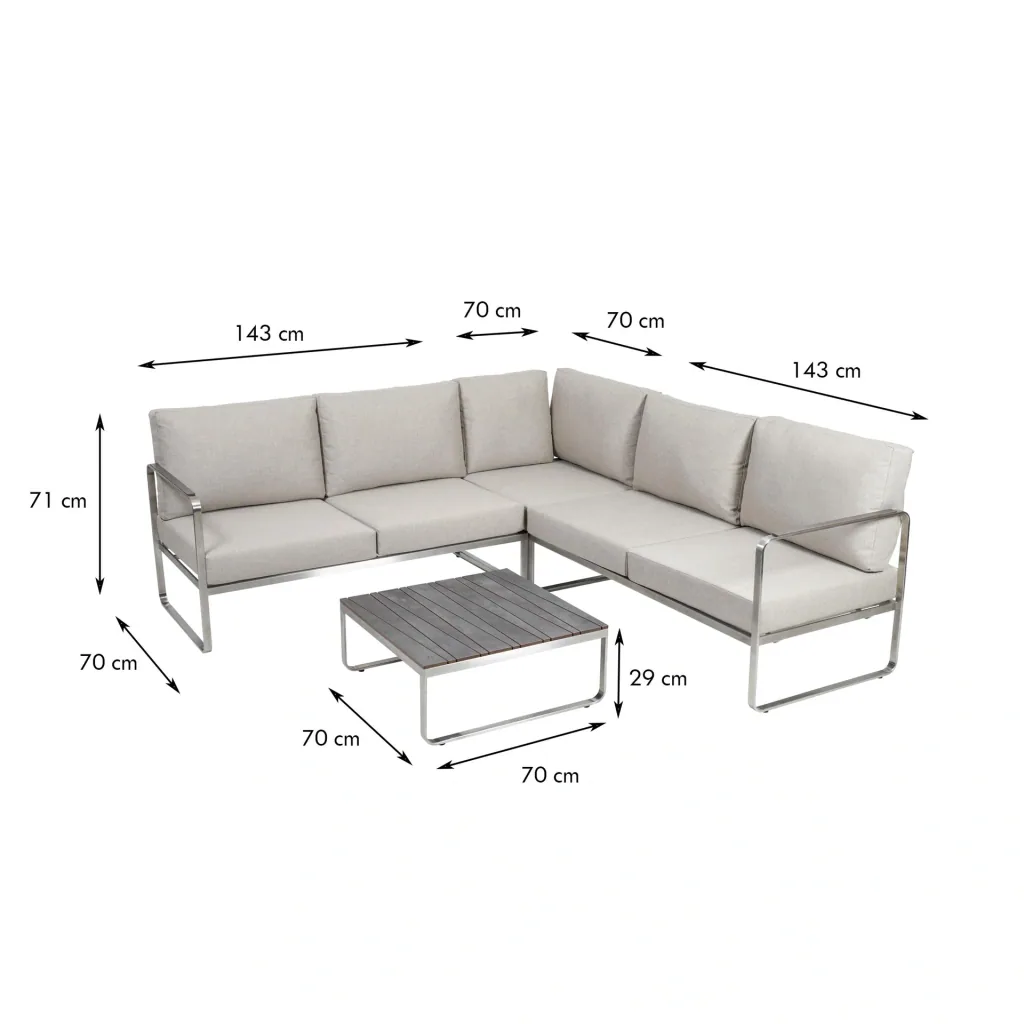Garden furniture lounge set "Sydney"  