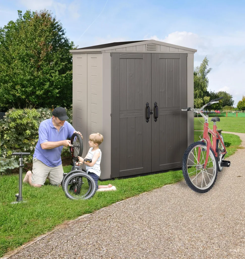 Plastic tool shed FACTOR 6 x 3, volume 3.1 m³