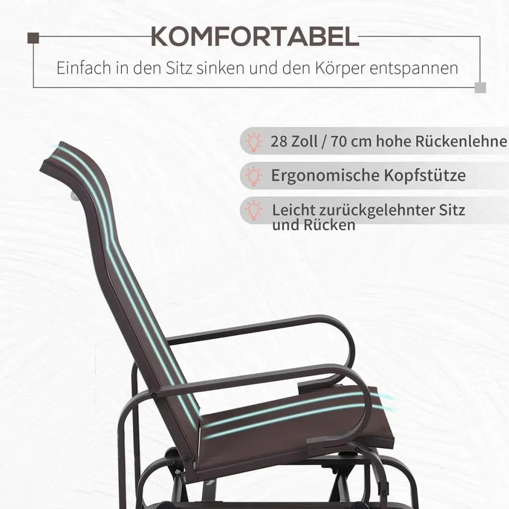 Rocking chair garden garden chair R