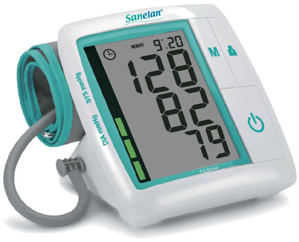 Upper arm blood pressure monitor