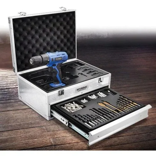 276 pcs 18V battery drill set in a case