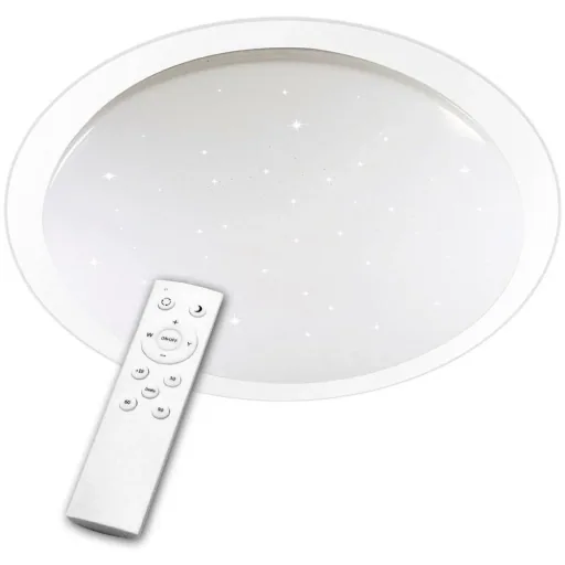 VT-8480 LED ceiling light with star cover and remote control - 72W - color temperature adjustable - F830