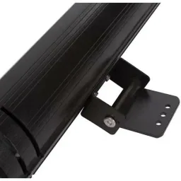 Patio spotlight - wall-mounted - 2000 W - gold pipe - remote control
