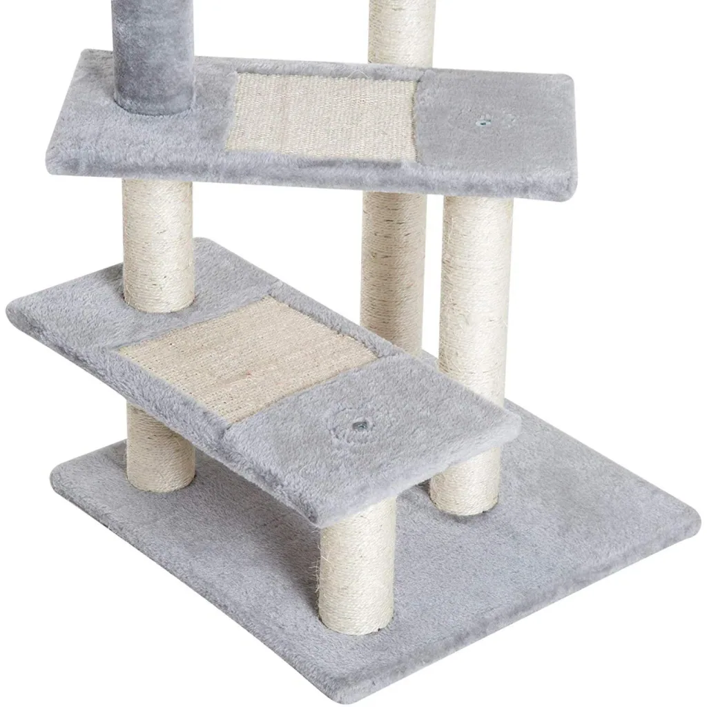 Scratching post cat tree play tree stairs 5 layers gray