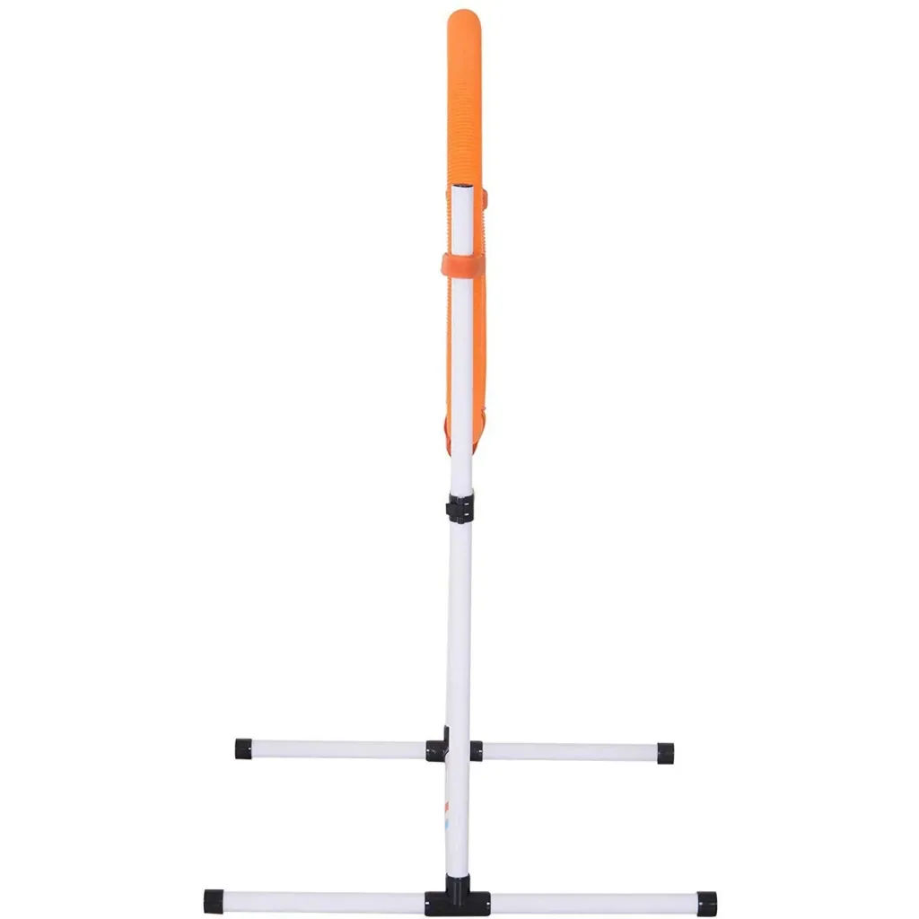 Dog Training Set Jumping Ring for Pet Agility Training Portable PE White + Orange 74.5 x 66 x 91 cm