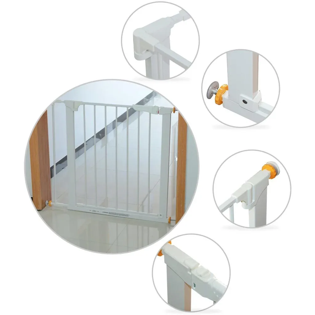 Door safety gate dog gate door gate 74-95 cm