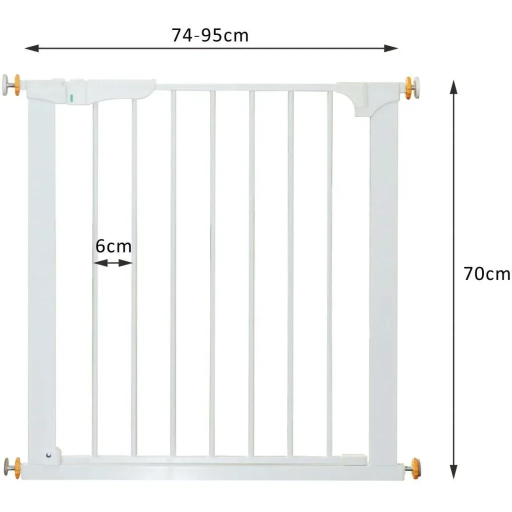Door safety gate dog gate door gate 74-95 cm