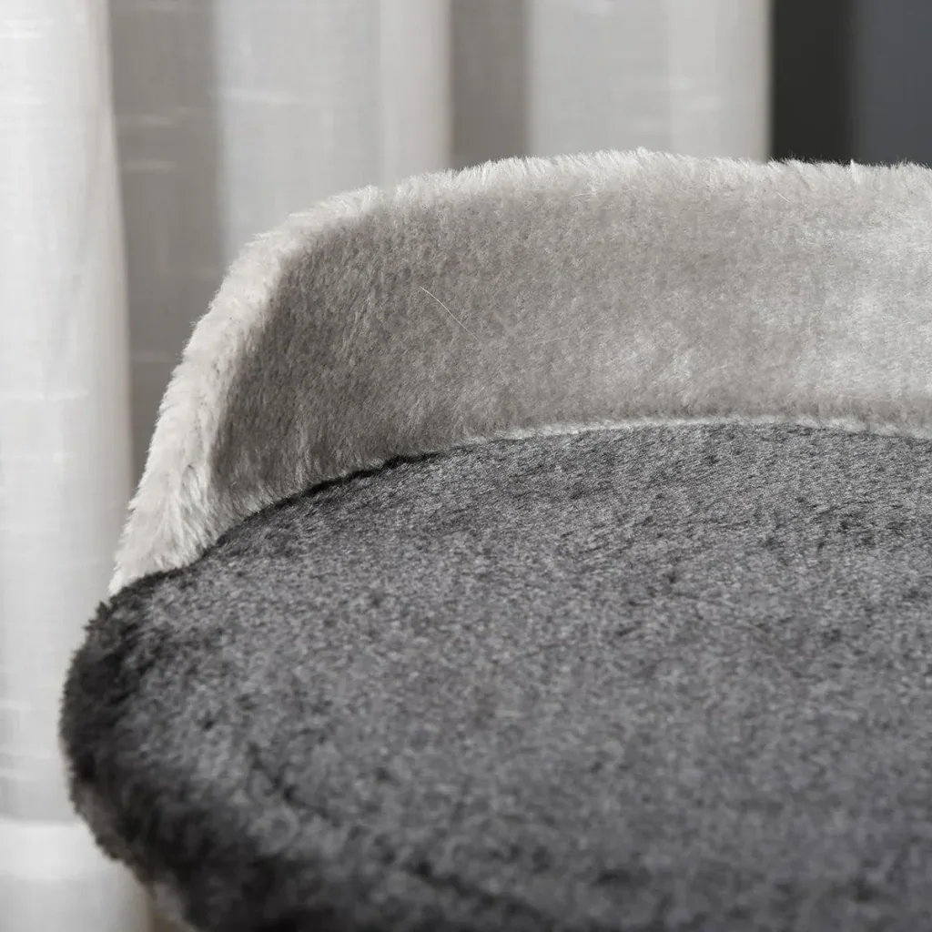 Cat tree with plush beige