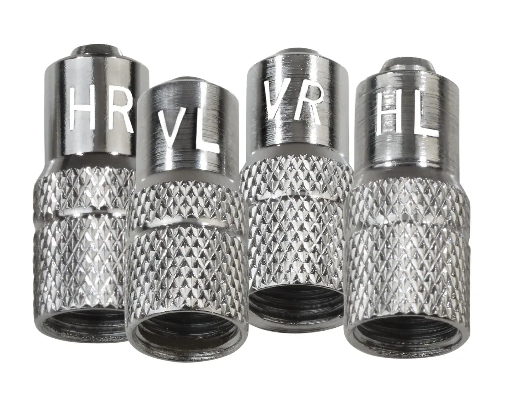 Dust caps with valve, 4 pieces