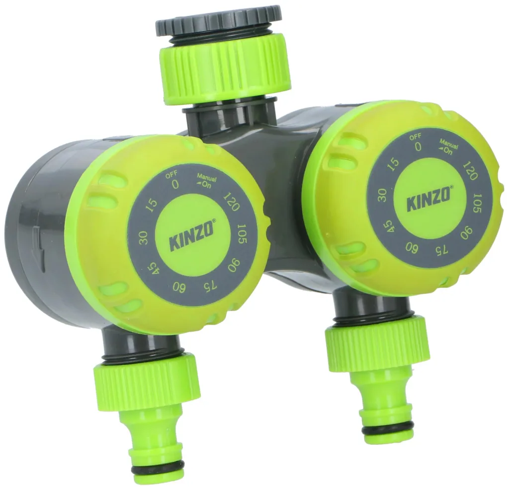 Mechanical dual water timer for the tap