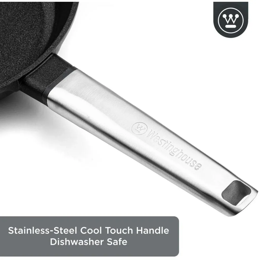 Performance Series Pots & Pans - Saucepan 18 cm + Grill Pan 28 cm - Black