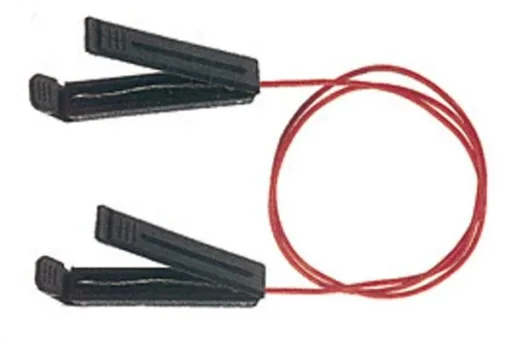 Clip power connector, double-sided clip