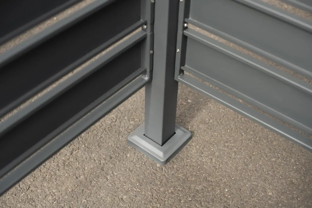 Garbage can cover Planum 2-box, 120 cm, anthracite