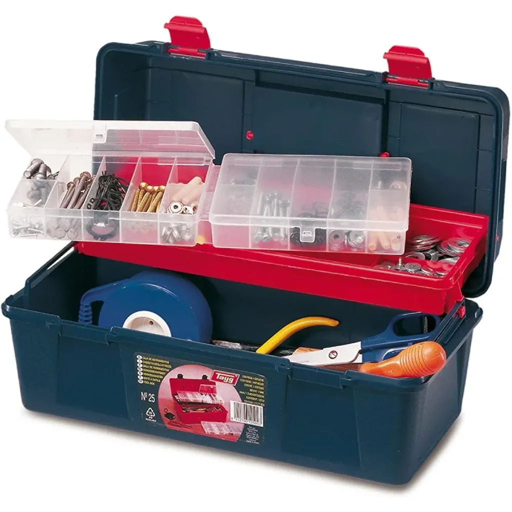 TAYG tool case - 400 x 206 x 188 mm - With insert tray & sorting box