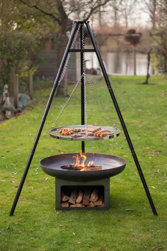 Juva Industrial fireplace, Ø 80 cm