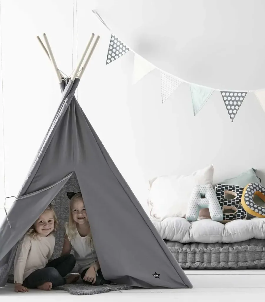Kids Concept tipi dla dzieci szary