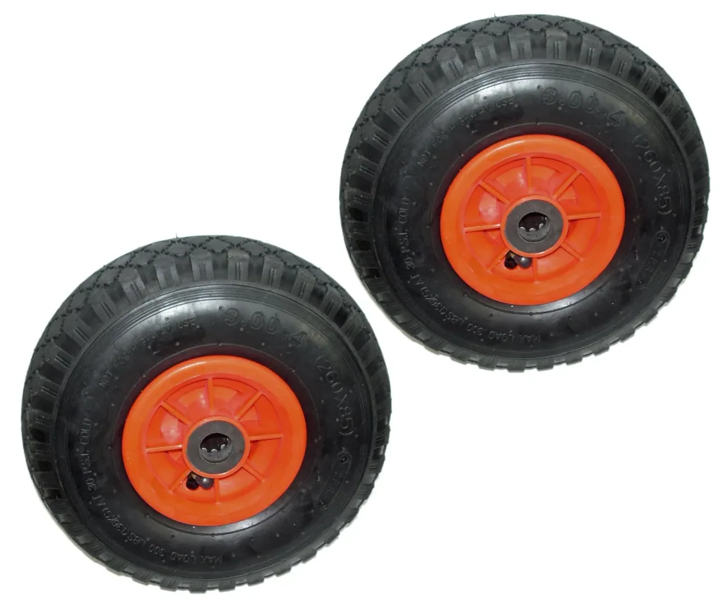 Sack truck wheel with ABS rim, 2 pieces
