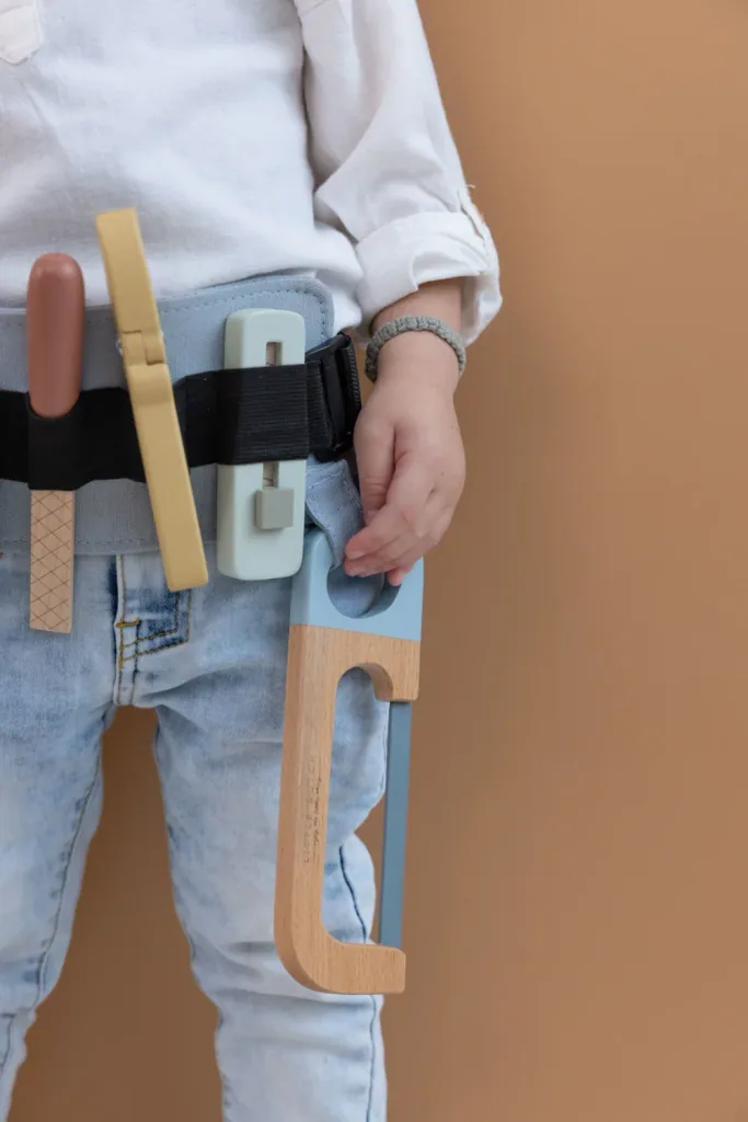 Little Dutch drewniana zabawka dla dzieci pas do narzędzi