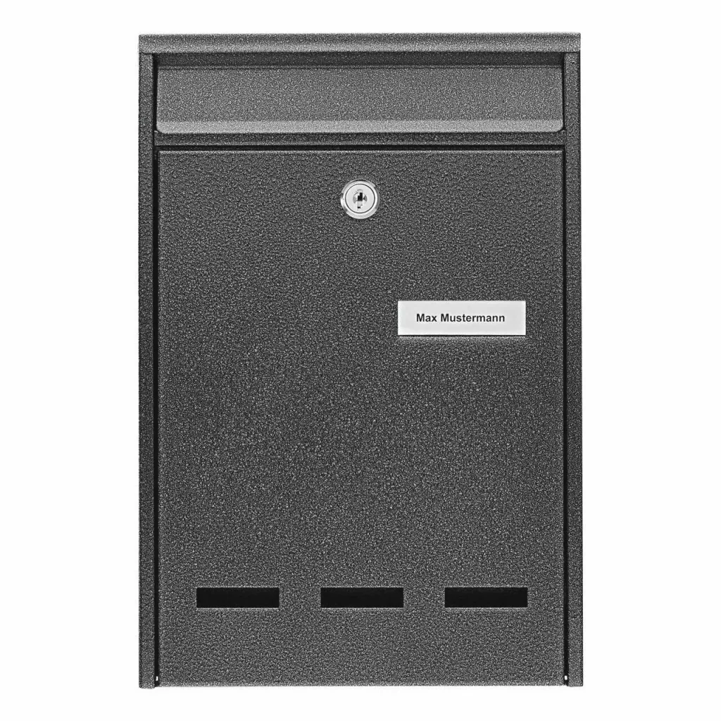 Mailbox steel-painted Pocket 5871 E old iron