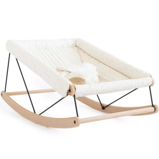 Pokrowiec do bujaczka dla dziecka, pokrowiec wymienny - Nobodinoz, miodowe kropki