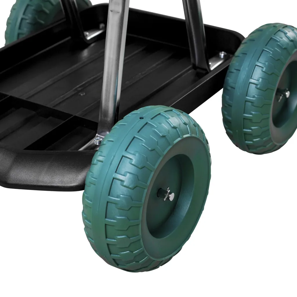 Garden rolling seat                                                                                                         Ergonomic - back-friendly