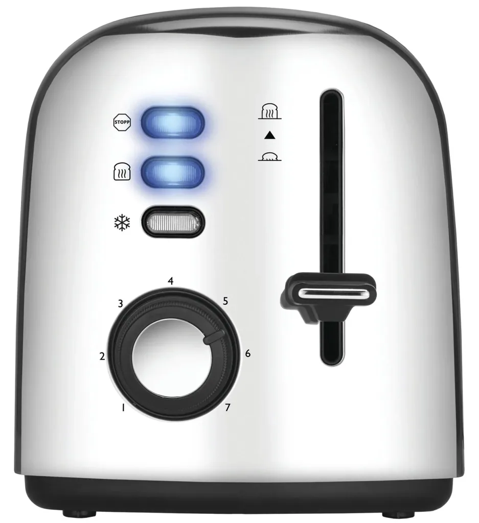 Four-slice retro toaster