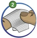 Plaster on a roll, hemostatic and self-adhesive, white, 3.5 x 200 cm