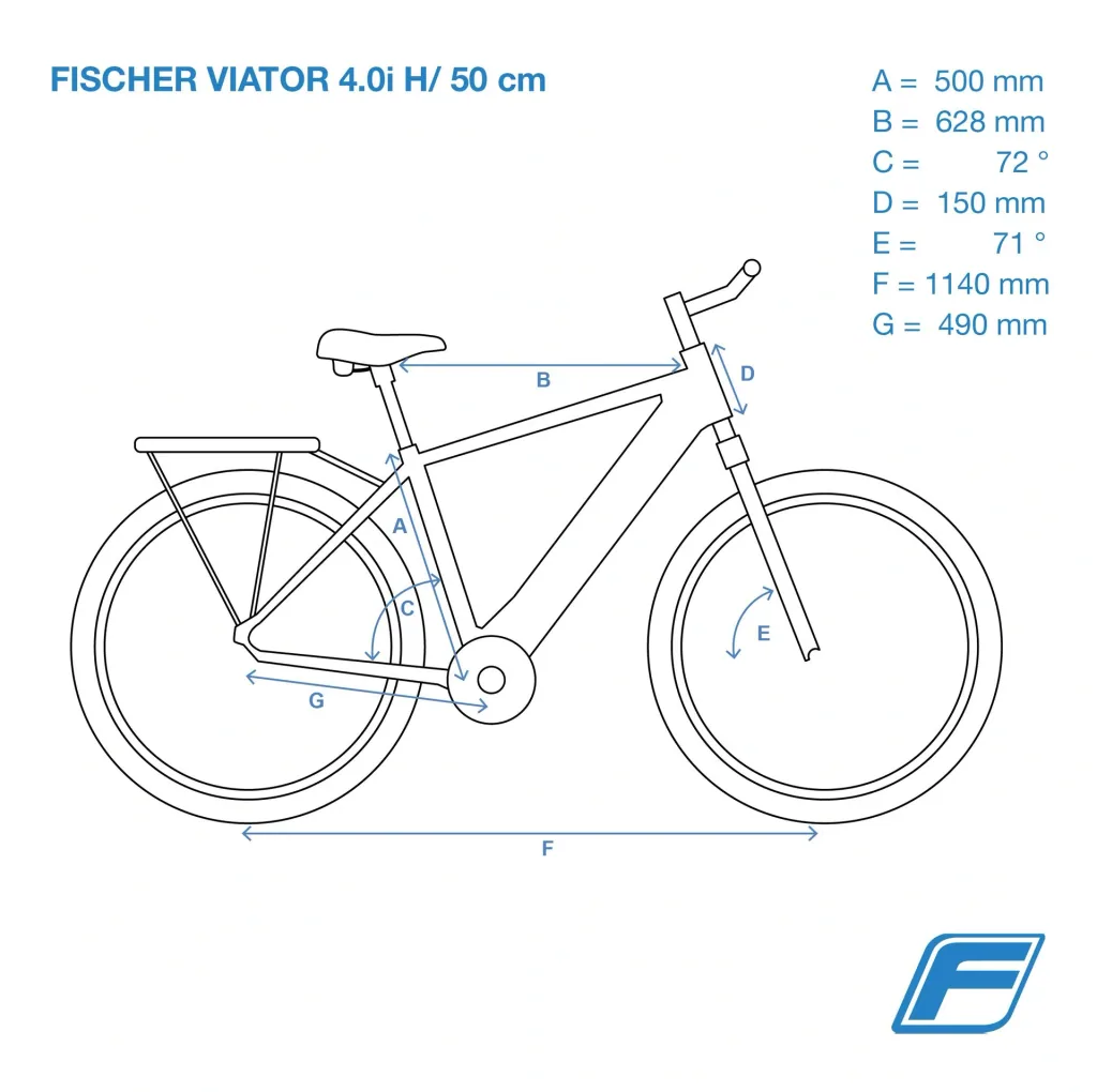 Men's E-Bike Trekking, 28 inches, frame size 50 cm, 9-speed derailleur, matte black, VIATOR 4.1i