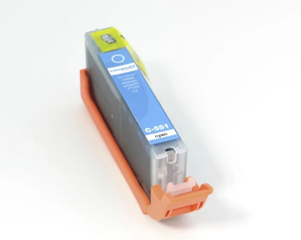 Printer cartridge for Canon CLI-551/551CL Cyan