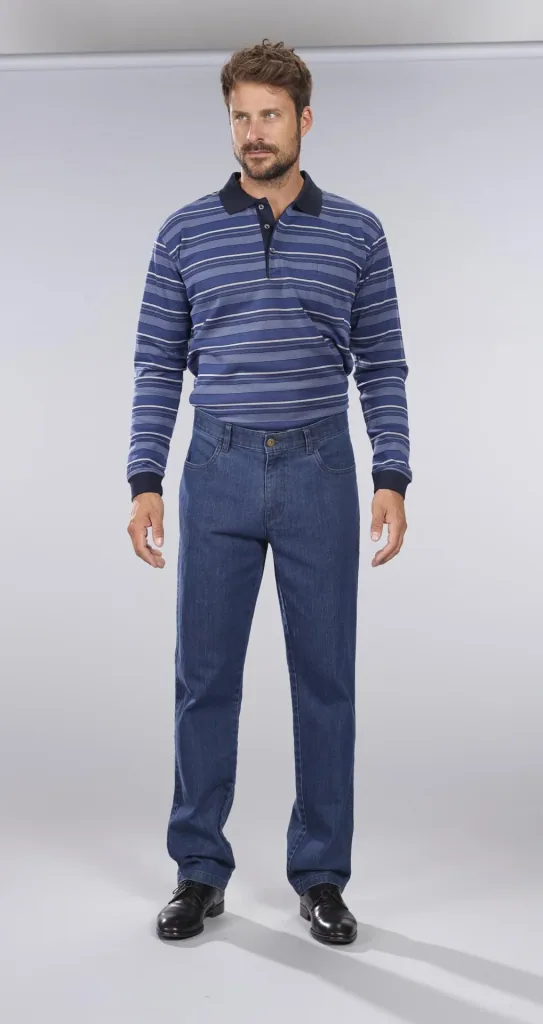 Comfort jeans, color bluestone, size 58