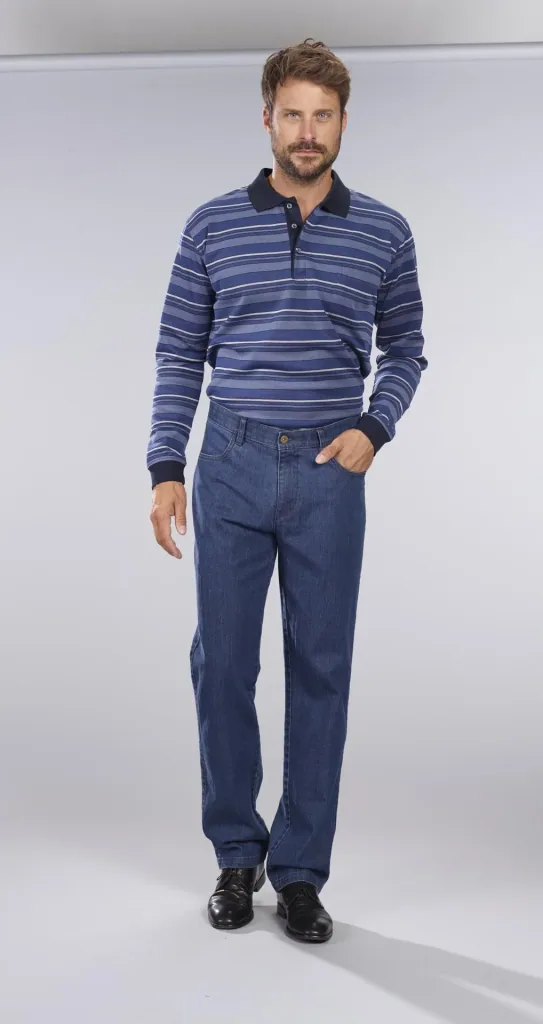 Comfort jeans, color bluestone, size 58