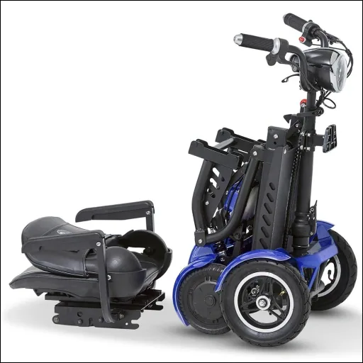 4-wheel electric vehicle Assisi 2.0 6 km/h Basic: 36V/10Ah Li-ion, foldable, blue