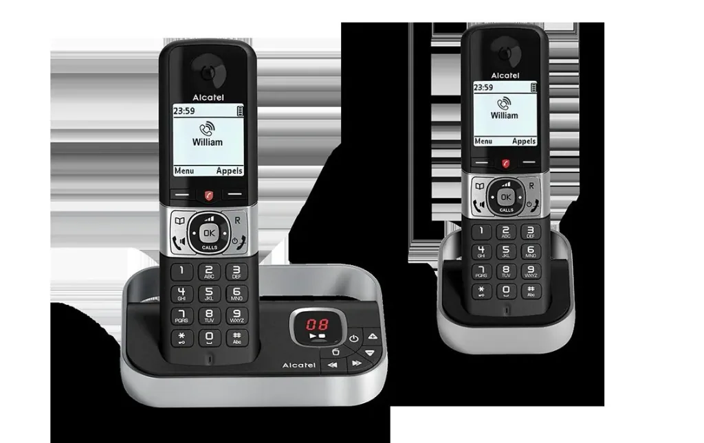 Cordless phone Duo with Premium Call Block function and answering machine