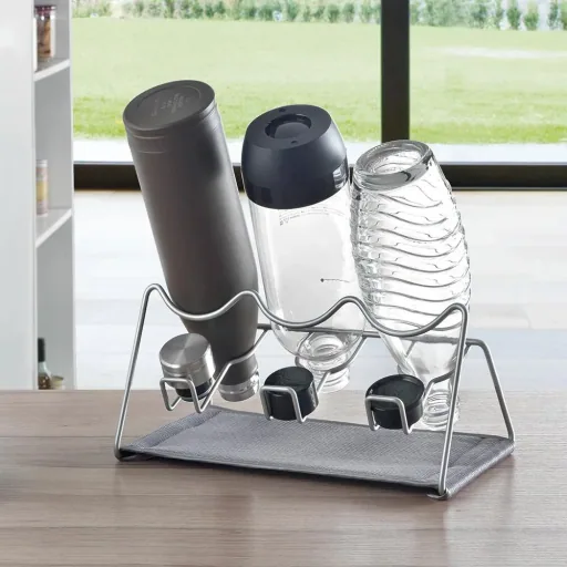 Sodatex 2 draining rack for 2 bottles