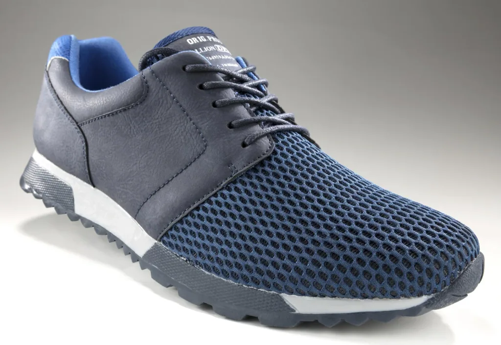 Casual shoe, sporty look, ultralight, color navy, size 45