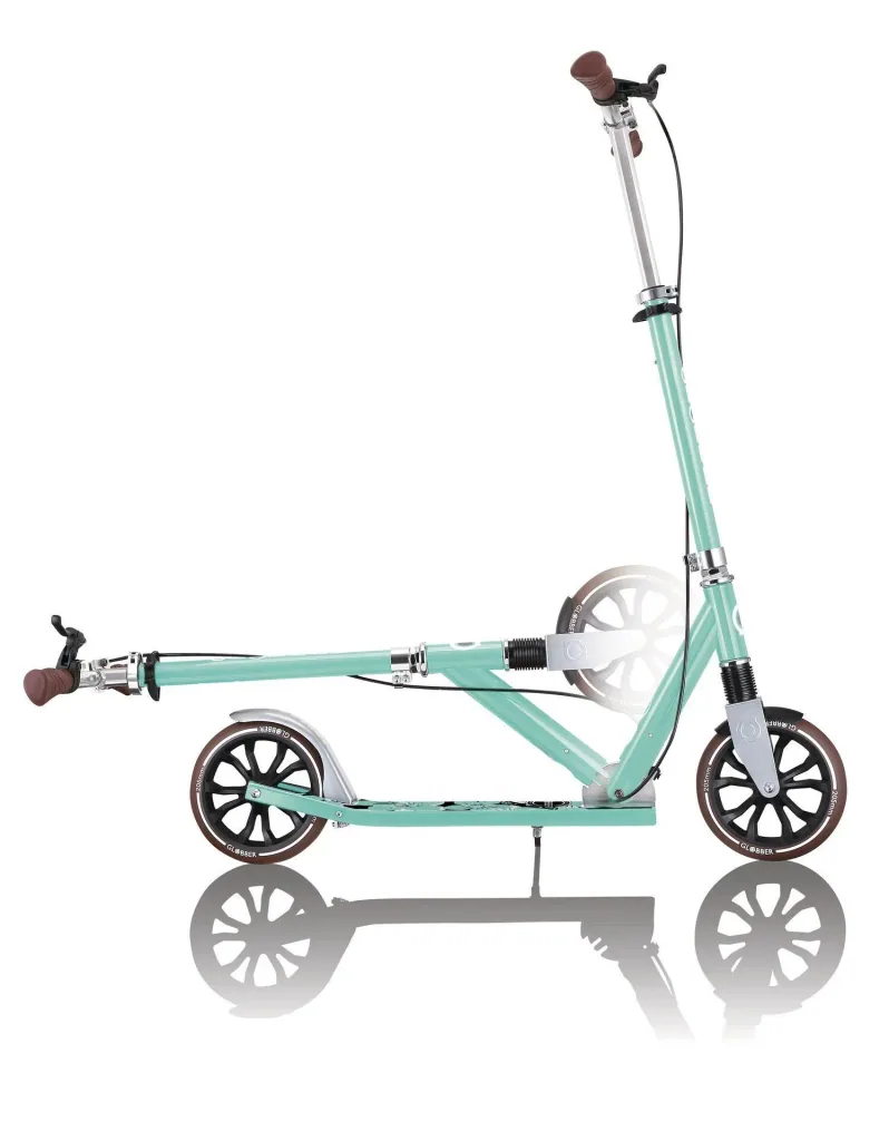 NL 205 Deluxe scooter, 205 mm, ABEC 7, handbrake, height adjustable, front suspension, folding mechanism, mint