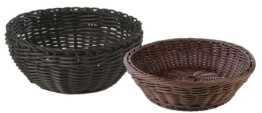 Korb, rund Profiline", schwarz, Ø 20 cm, H: 8 cm