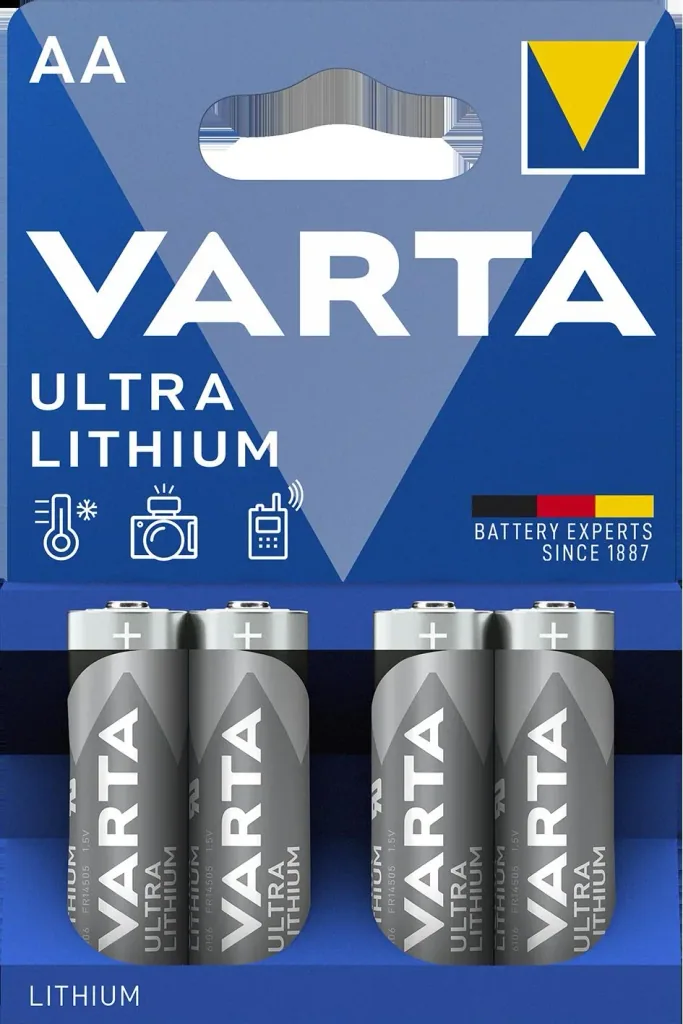 Ultra Lithium Mignon (AA) Battery - 4 pieces