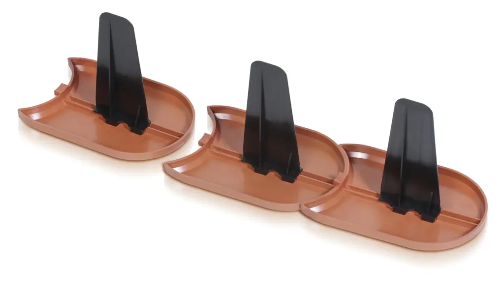Rasenkante "Palisade" - terracotta -