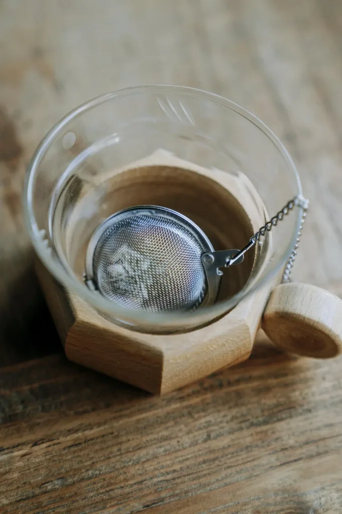 Tea and spice ball, sieve, stainless steel, 45 mm