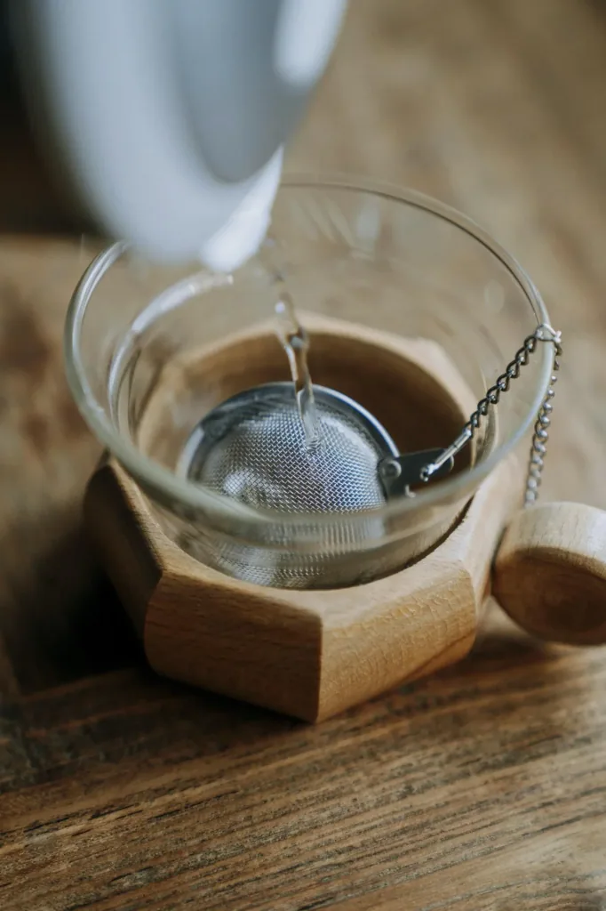Tea and spice ball, sieve, stainless steel, 45 mm