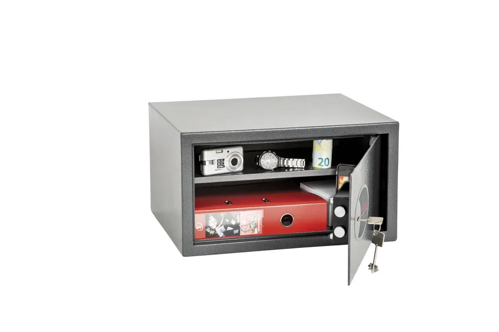 Vela Home & Office safe with key lock, external dimensions 250 x 450 x 365 mm