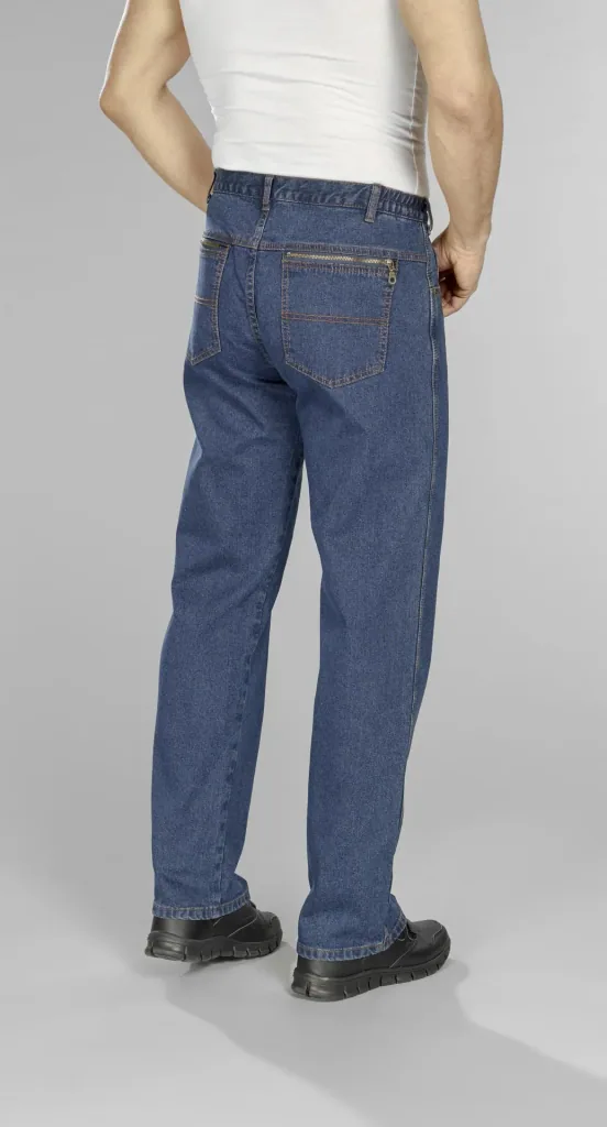 Extra-light travel jeans, color blue stone, size 30