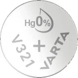 Silver oxide button cell V321 / SR65, 1.55 Volt - 1 piece