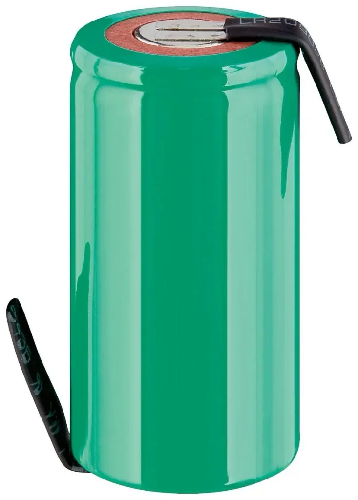 NiMH battery SUB-C with 4000mAh and Z-soldering lug in plastic casing