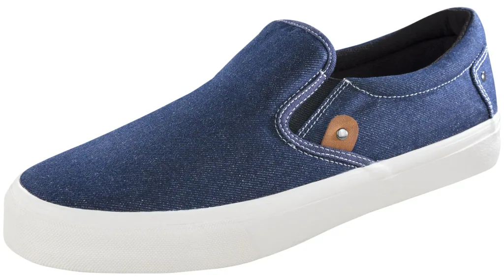 Canvas Slipper, Farbe jeansblau, Gr.42