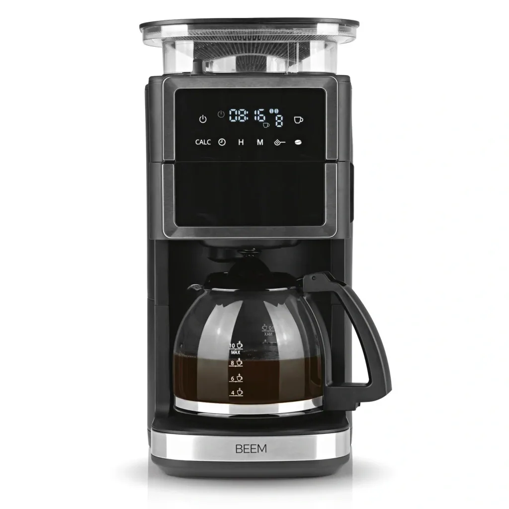 Coffee machine with conical grinder "Fresh-Aroma-Perfect III Duo" with 1.25 l glass jug